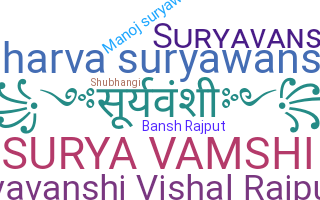 Smeknamn - Suryavanshi