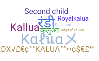 Smeknamn - Kalua