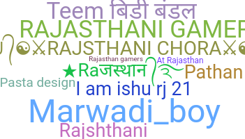 Smeknamn - Rajasthani