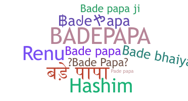 Smeknamn - BadePapa