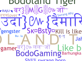 Smeknamn - Bodoland