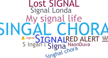 Smeknamn - Signal