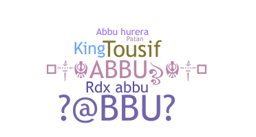 Smeknamn - abbu