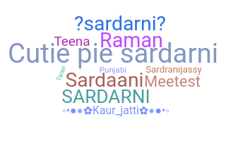 Smeknamn - Sardarni