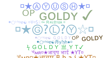 Smeknamn - Goldy