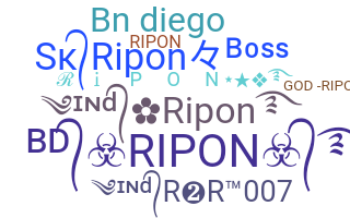 Smeknamn - Ripon