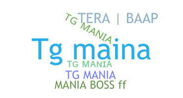 Smeknamn - TGmania