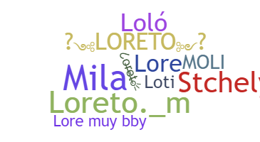 Smeknamn - Loreto
