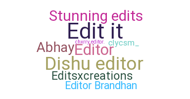 Smeknamn - Editors