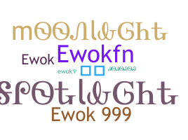 Smeknamn - ewok