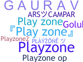 Smeknamn - playzone