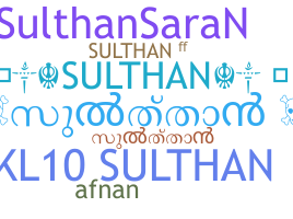 Smeknamn - Sulthan