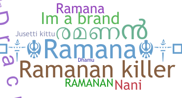 Smeknamn - Ramanan