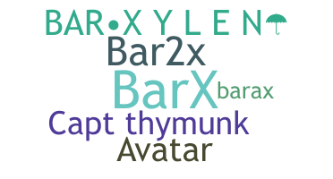 Smeknamn - Barx