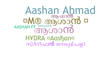 Smeknamn - Aashan