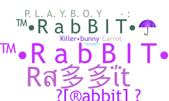 Smeknamn - rabbit