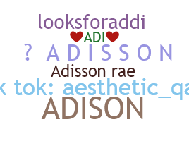 Smeknamn - Adisson