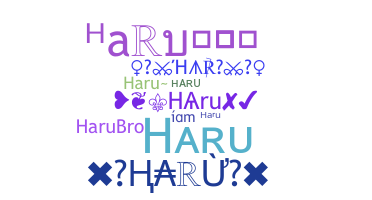 Smeknamn - Haru