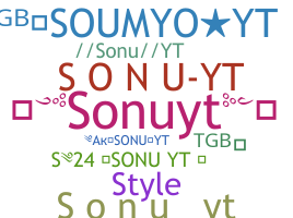 Smeknamn - Sonuyt