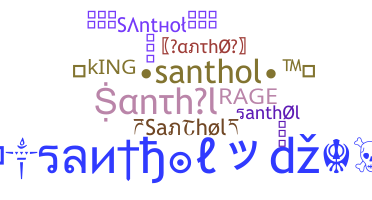 Smeknamn - Santhol