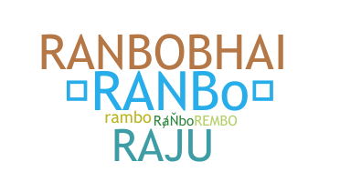 Smeknamn - Ranbo