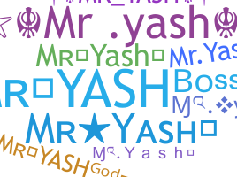 Smeknamn - MrYash