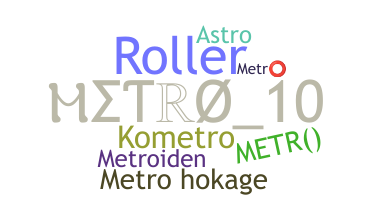 Smeknamn - Metro