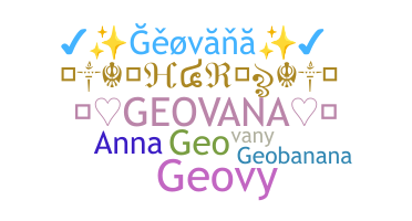 Smeknamn - Geovana