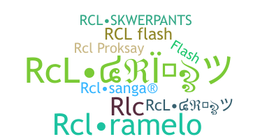 Smeknamn - RCL