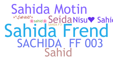 Smeknamn - Sahida