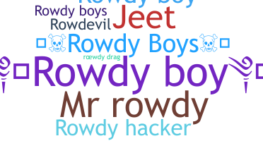 Smeknamn - RowdyBoy