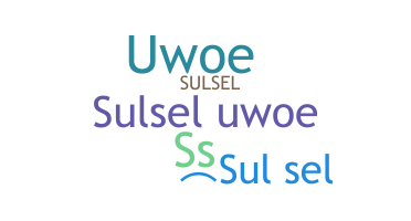 Smeknamn - SulSel