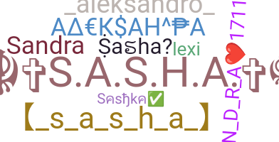 Smeknamn - Sasha