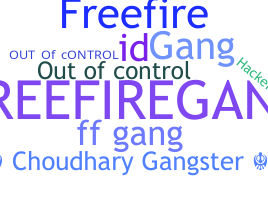 Smeknamn - Freefiregang