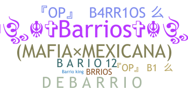 Smeknamn - Barrios