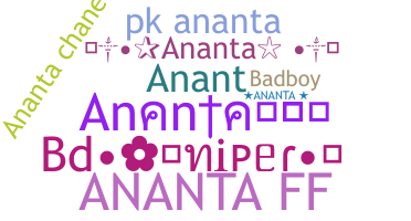 Smeknamn - Ananta