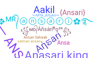 Smeknamn - Ansari
