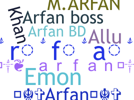 Smeknamn - Arfan