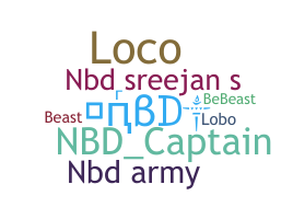 Smeknamn - NBD