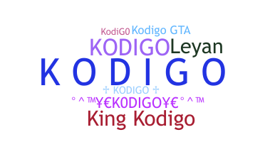 Smeknamn - Kodigo