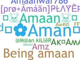 Smeknamn - Amaan