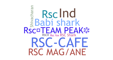 Smeknamn - RSC