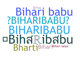 Smeknamn - biharibabu