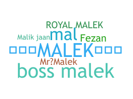 Smeknamn - Malek