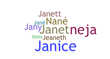 Smeknamn - Janeth