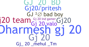 Smeknamn - GJ20
