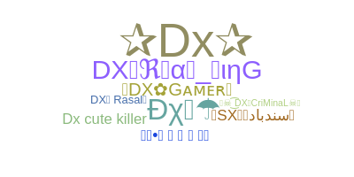 Smeknamn - DX