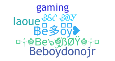 Smeknamn - Beboy