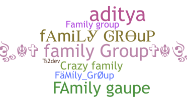 Smeknamn - FamilyGroup