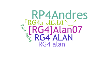 Smeknamn - RG4Alan